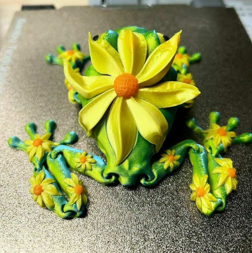 ARTICULATED FLOWER FROG